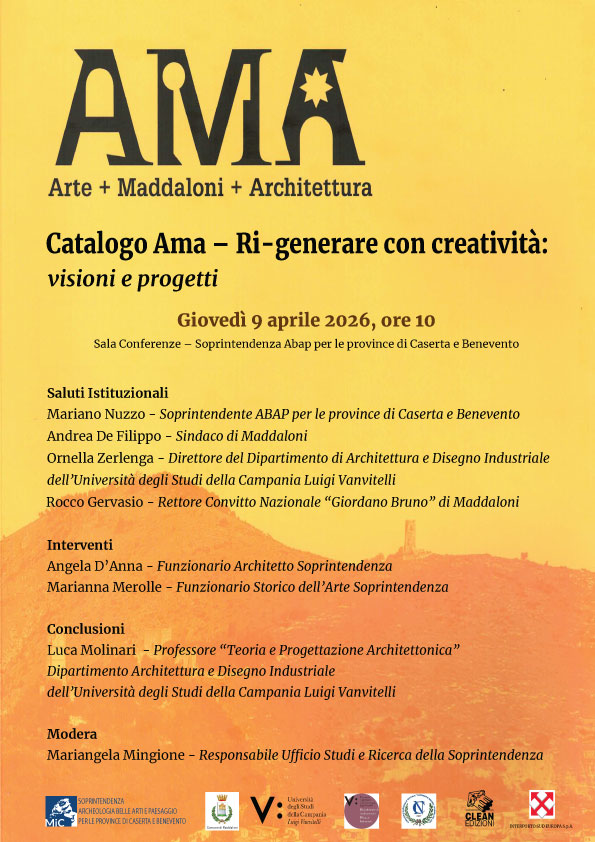 “Catalogo AMA – Ri-generare con creatività: visioni e progetti”. Giovedì 9 aprile la presentazione nella sala espositiva della Soprintendenza